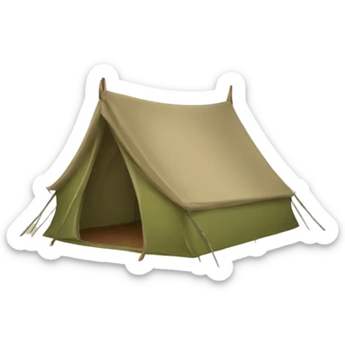 scout tent sticker