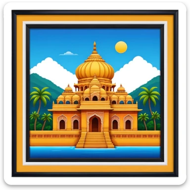 South India aesthetic sticker