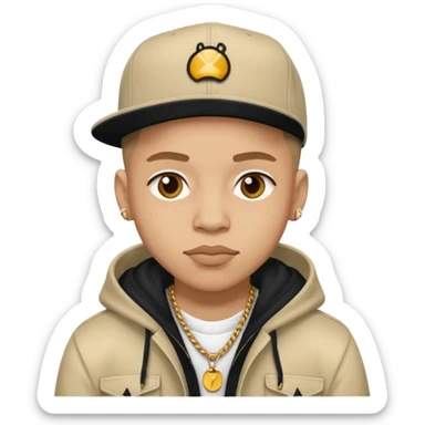 rapper da trắng chất sticker