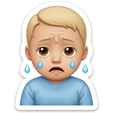 baby cry sticker
