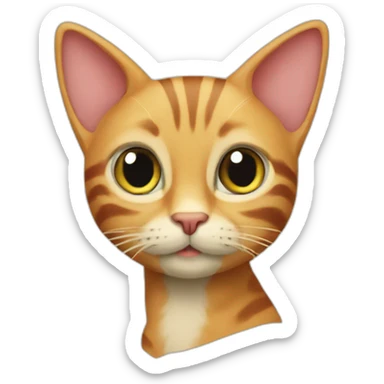 Garfiel a cat sticker