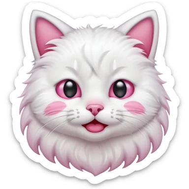 A cry cat sticker