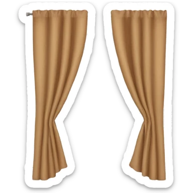 ginger curtains  sticker