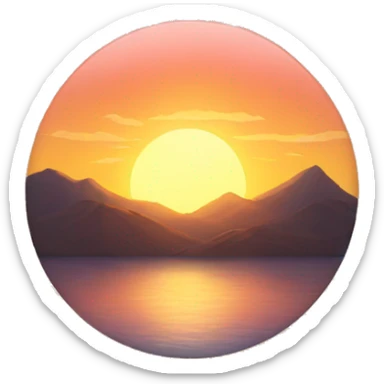 Sunrise  sticker