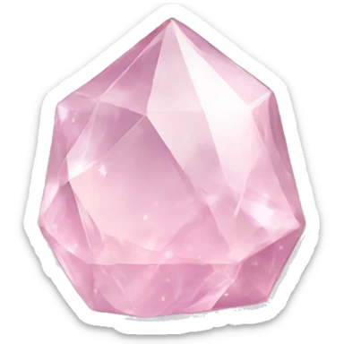 Light pink magic crystal quartz  sticker