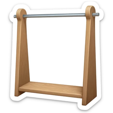 clothes stand sticker
