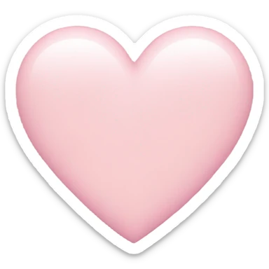 pastel pink heart sticker