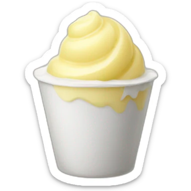 vanilla sorbet sticker