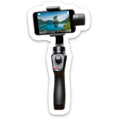 Gimbal dji osmo mobile se + iphone vertical sticker