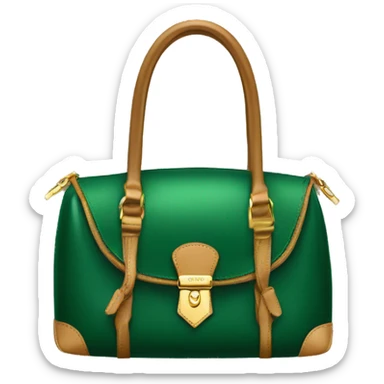 Louis Vuitton bag green sticker