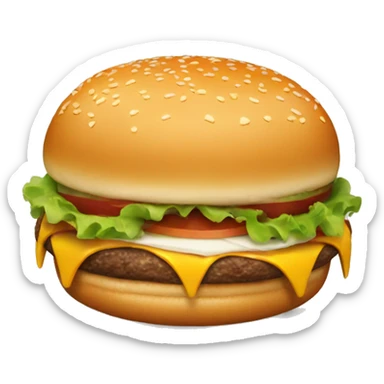 Burger  sticker