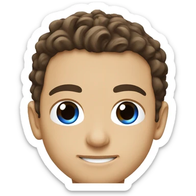 Lando norris mclaren with blue eyes and a mole sticker