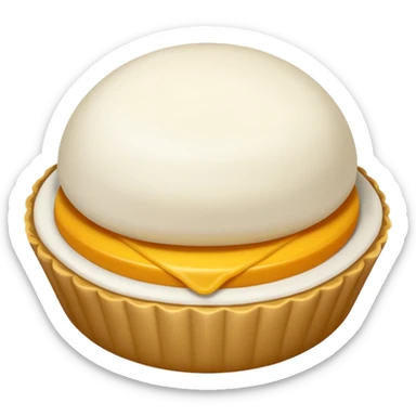 Una cebolla con una pegatina de que es nueva sticker