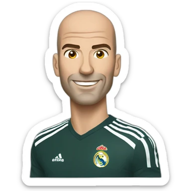 Zinedine zidane sticker