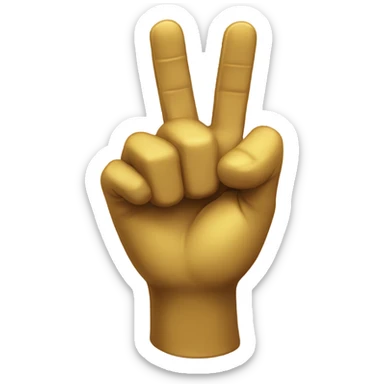 golden hand pointing at viewer sticker