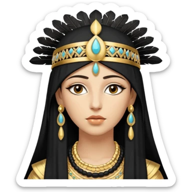 Isis from Egyptian Gods sticker