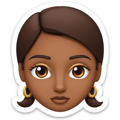 eyebrows separately sticker