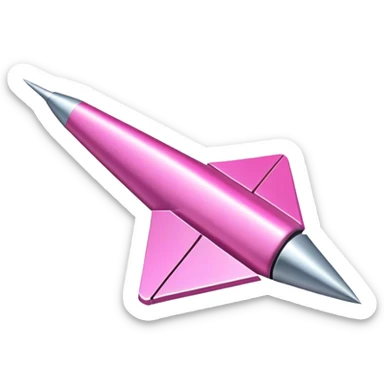 pink dart sticker