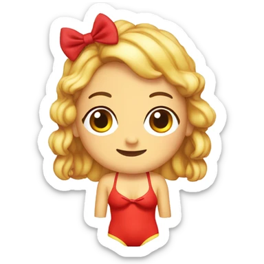 Lasagna swimsuit sticker