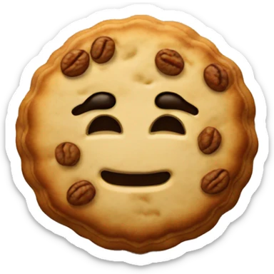 Walnut cookies sold at rest areas in Korea sticker