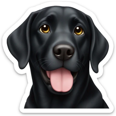 black lab sticker
