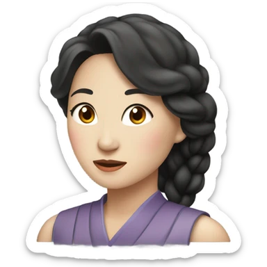 Femele actress Zhao lusi chinesse actress sticker