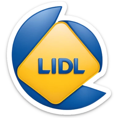 Lidl logo sticker