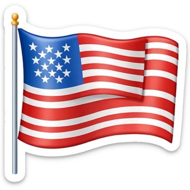 Bandera con tres franjas sticker