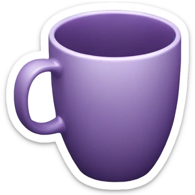 Purple cup sticker