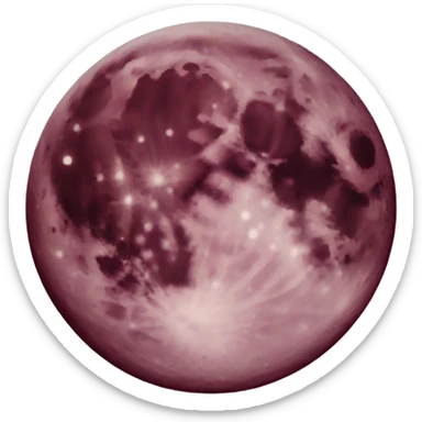 burgundy 🌕 sticker