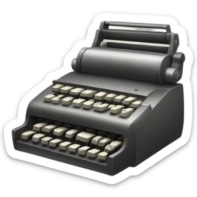 Stenograph sticker