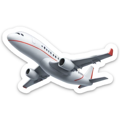 a plane go to travel for holiday sticker