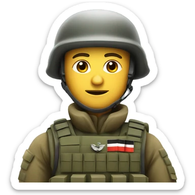german special force soldier sticker