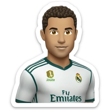 Ronaldo mes un bute sticker