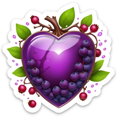 Blueberries, pomegranate, purple grapes, dark chocolate, and green tea leaves floating in a bright purple vortex. A glowing shield surrounds cells, dissolving dark shadow particles representing free radicals. The protective light extends throughout the body, showing antioxidants' protective effects. sticker