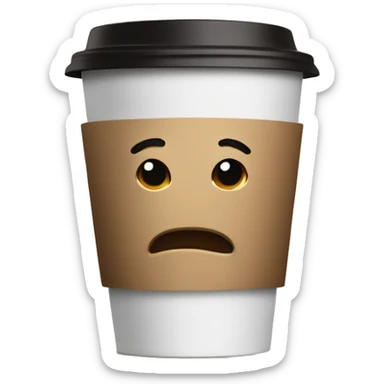 Starbucks cup coffee sticker