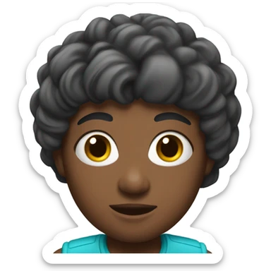 My Memoji with rollers skates sticker