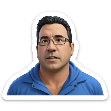 outdoor portrait of a man sticker