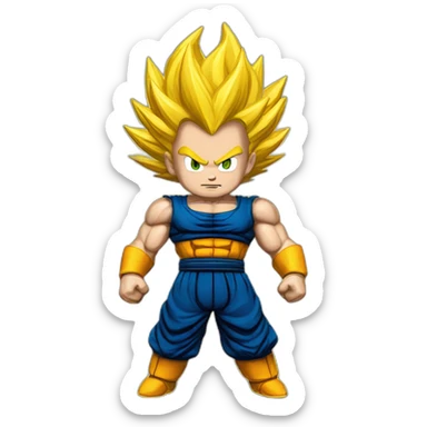 Super saiyan sticker
