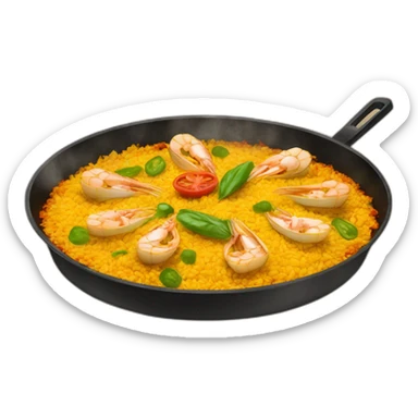 paella valenciana sticker