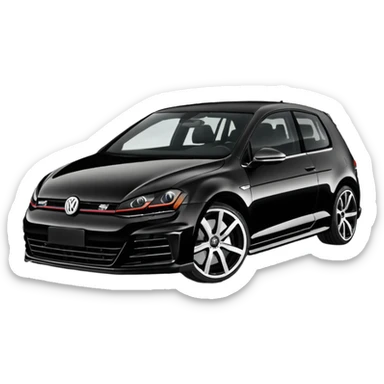 Black Edition Golf R MK7  sticker