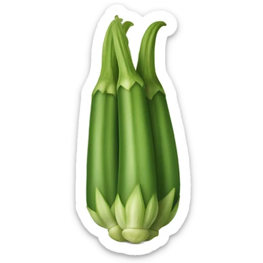 Okra sticker