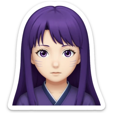 Hinata hyuga sticker