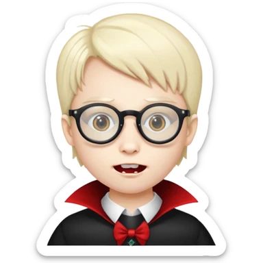 vampire kids with optical
 sticker