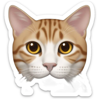 Cat mike tyson sticker