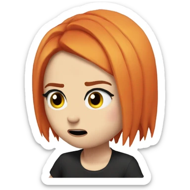 Hayley Williams frustrated sticker
