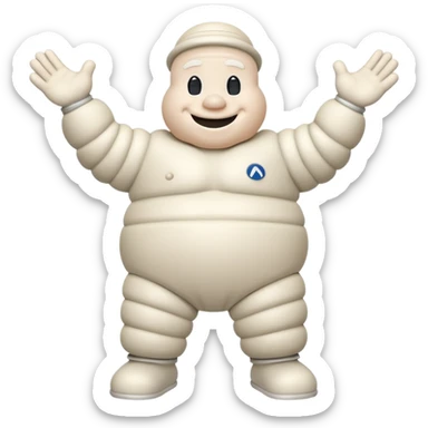 michelin mascot sticker