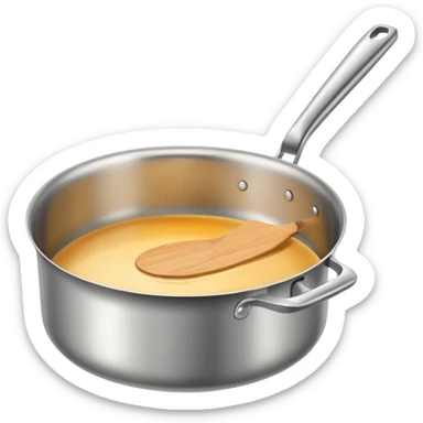 pan and spatula inside sticker