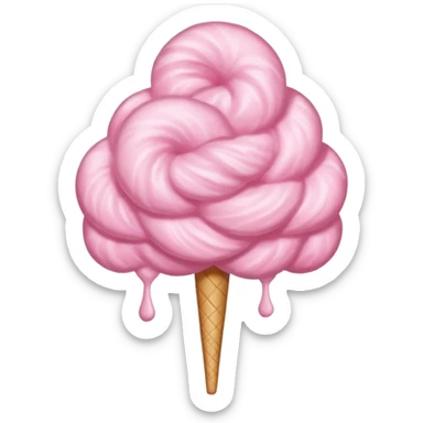cotton candy sticker