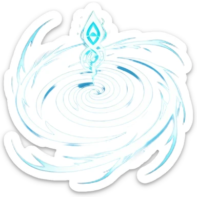 storm wind elemental staff object icon, powerful magic staff, vortex wind swirl, glowing runes, strong air trail effects, epic fantasy design, 3D cartoon, mobile game icon style, centered, clean background, no text, no watermark
 sticker